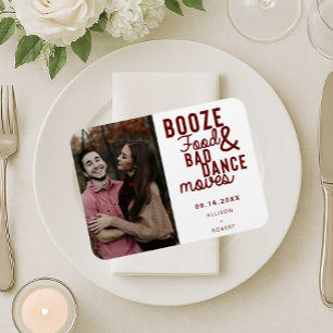 Booze Food & Bad Dance Moves Funny Date Foto Magneet