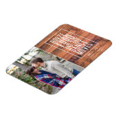 Booze, Food, Bad Dance Moves Rustic Save the Date Magneet (Linkerzijde)