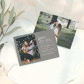 Booze Food & Bad Dance Moves Slate Grey Save The Date