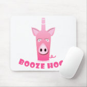 Booze Hog Mousepad Muismat (Met muis)
