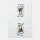 Boozy Hot Chocolade Cocktail Recept Kerstmis Theedoek (Verticaal)