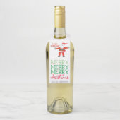 Boozy Santa Bottle Labels (Op fles)