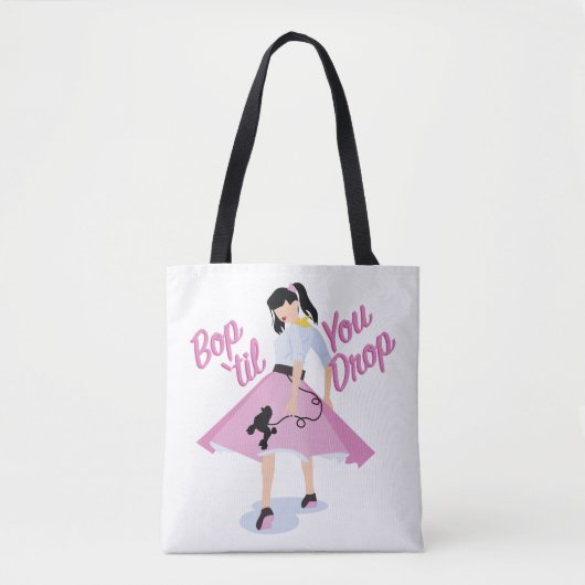 Bop als je laat vallen tote bag (Voorkant)
