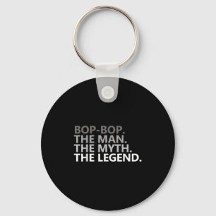 Bop-bop De Man De Mythe De Legende Grappige Opa Sleutelhanger