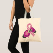 BOP CANCER- Breast Cancer Canvas tas (Voorkant (product))