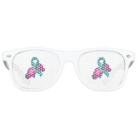 BOP Cancer - Ovarian Cancer Retro Zonnebril (Voorkant)