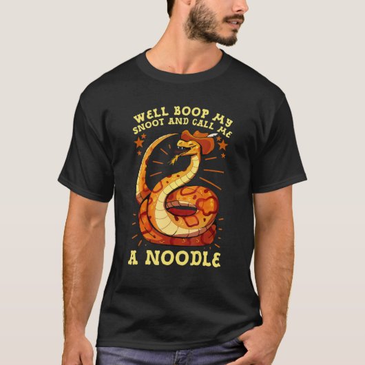 Bop mijn slok en noem me een noodle t-shirt (Voorkant)