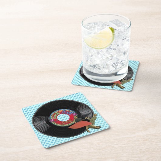 Bop 'Til you Drop' Kartonnen Onderzetters (Insitu)