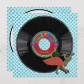 Bop 'Til you Drop'-uitnodiging (Voorkant / Achterkant)