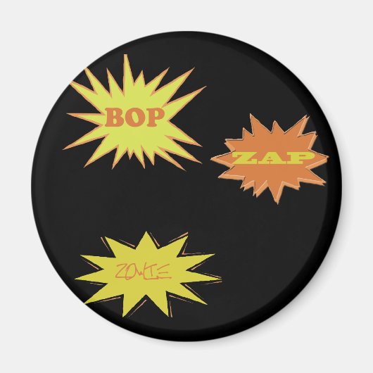 BOP ZAP ZOWIE RETRO MAGNEET (Voorkant)