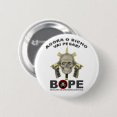 BOPE - Braziliaanse politie Ronde Button 5,7 Cm (Voorkant /achterkant)