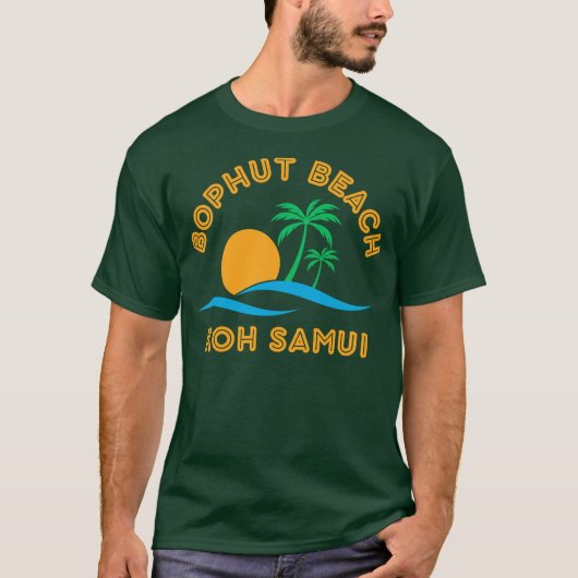 BOPHUT BEACH-KOH SAMUI T-SHIRT (Voorkant)
