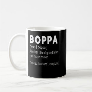 Boppa Definition Funny Gift for GrandFather Mannen Koffiemok