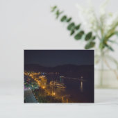 Boppard bij nacht - briefkaart (Staand voorkant)