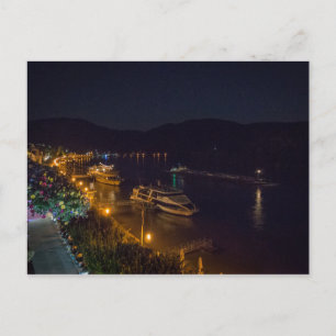 Boppard bij nacht - briefkaart