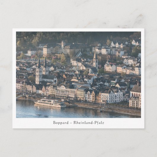 Boppard Duitsland Briefkaart (Voorkant)