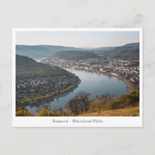 Boppard Duitsland Briefkaart (Voorkant)