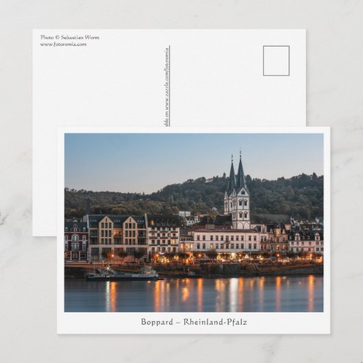 Boppard Duitsland Briefkaart (Voorkant / Achterkant)