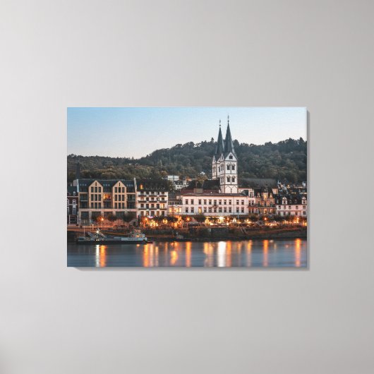 Boppard Duitsland Canvas Afdruk (Voorkant)