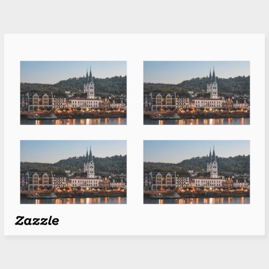 Boppard Duitsland Rechthoekige Sticker (Vel)