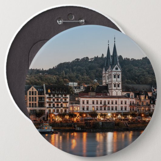 Boppard Duitsland Ronde Button 6,0 Cm (Voorkant /achterkant)