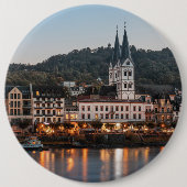 Boppard Duitsland Ronde Button 6,0 Cm (Voorkant)