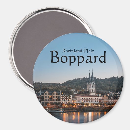 Boppard Duitsland Souvenir Magneet (Voorkant / Achterkant)