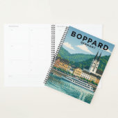 Boppard Duitsland Vintage Reis Kunst Planner (Display)