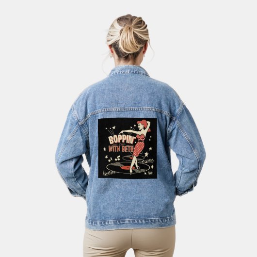 Boppin' Met Beth dames denim jas Denim Jacket (Model)