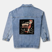 Boppin' Met Beth dames denim jas Jacket (Achterkant)