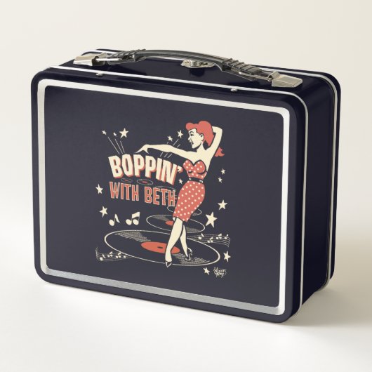 Boppin' met Beth lunchbox (Achterkant)