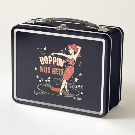 Boppin' met Beth lunchbox (Voorkant)