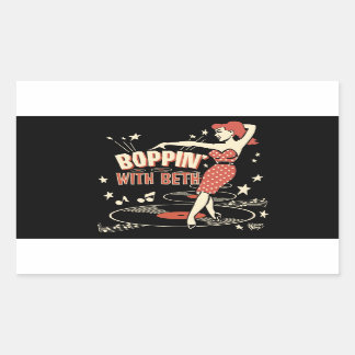 Boppin' met Beth sticker