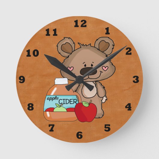 Boppy Bear Appelcider Klok (Voorkant)
