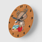 Boppy Beer Apple Cider Clock Ronde Klok (Hoek)