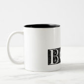 BOQ [Bitter Old Queen]-mok Tweekleurige Koffiemok (Links)