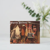 Boqueria-Butcher Briefkaart (Staand voorkant)