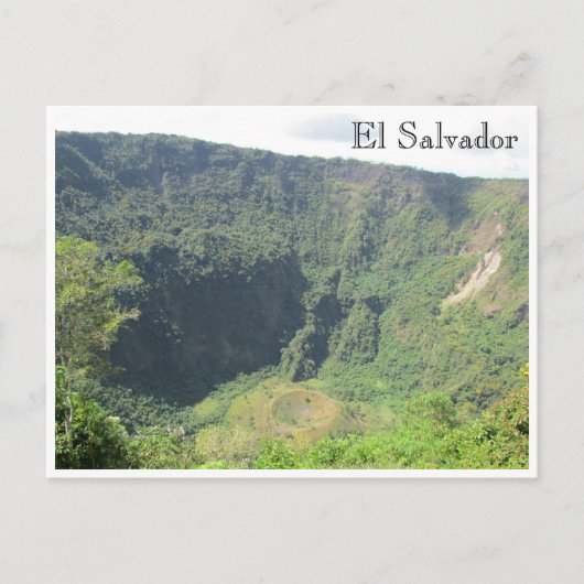 boquerón crater briefkaart (Voorkant)