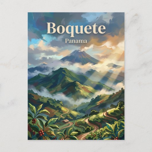 Boquete Panama Briefkaart (Voorkant)