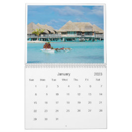 Bora Bora 20XX kalender voor landschapsfotografie