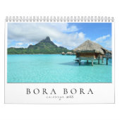 Bora Bora 20XX kalender voor landschapsfotografie (Hoes)