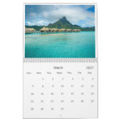 Bora Bora 20XX kalender voor landschapsfotografie (Mar 2027)
