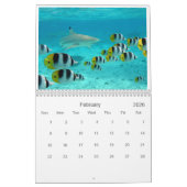 Bora Bora 20XX kalender voor landschapsfotografie (Feb 2026)