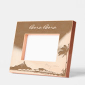 Bora Bora 6" x 4" Gegraveerde Lijstjes (Links)