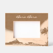 Bora Bora 6" x 4" Gegraveerde Lijstjes (Voorkant)