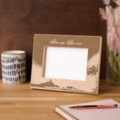 Bora Bora 7" x 5" Gegraveerde Lijstjes (Links)