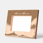 Bora Bora 7" x 5" Gegraveerde Lijstjes (Links)