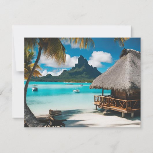 Bora Bora Ansichtkaart (2) Feestdagenkaart (Voorkant)
