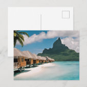Bora Bora ansichtkaart (Bora Bora s13) Briefkaart (Voorkant / Achterkant)