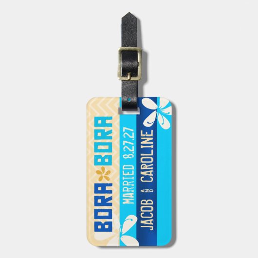 BORA BORA Bagagelabel (Voorkant verticaal)